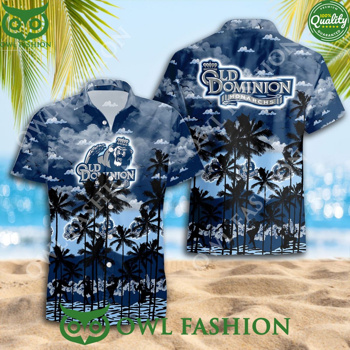 Trending Summer 2024 Old Dominion Monarchs Basketball Hawaiian Shirt