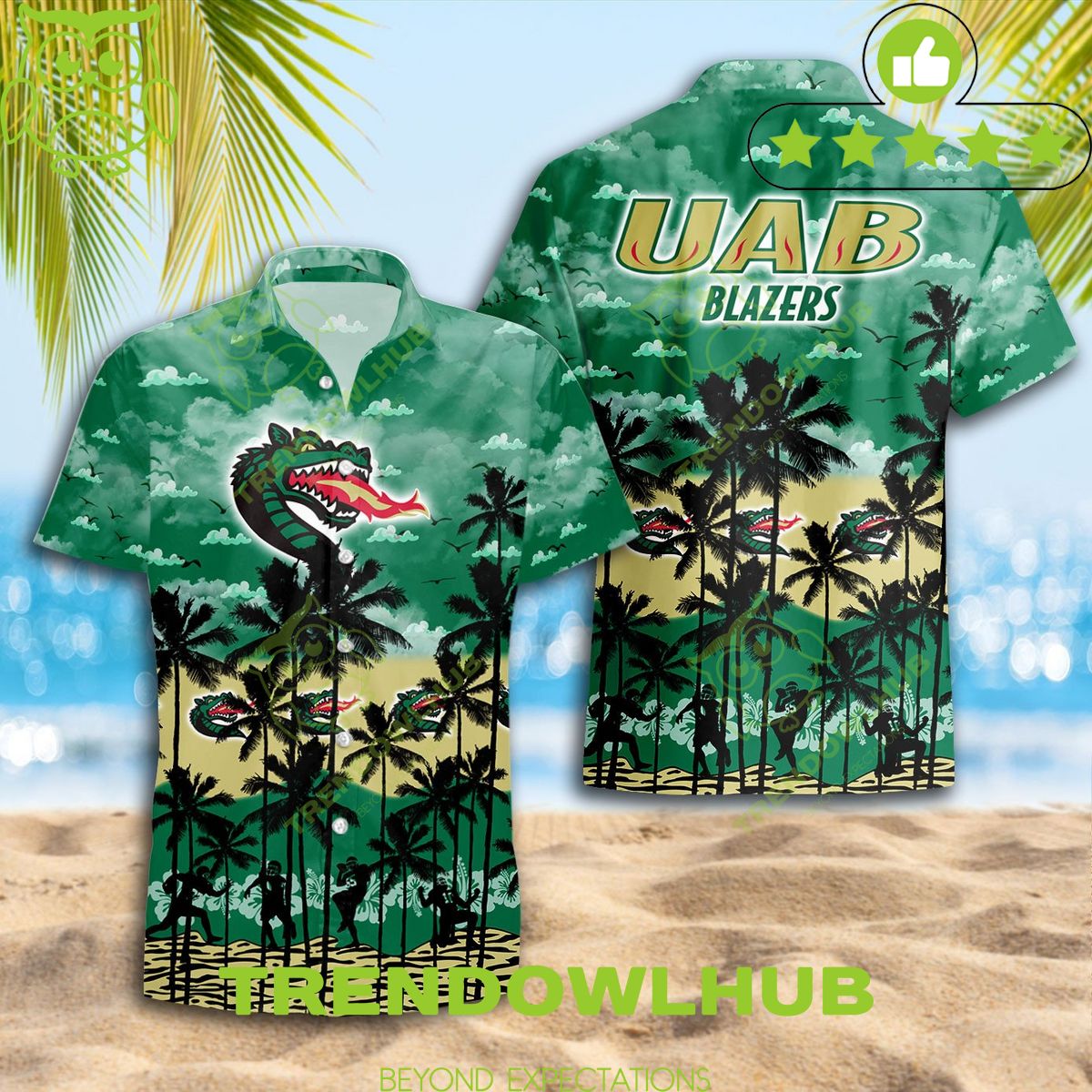 Trending Summer 2024 UAB Blazers Basketball Hawaiian Shirt