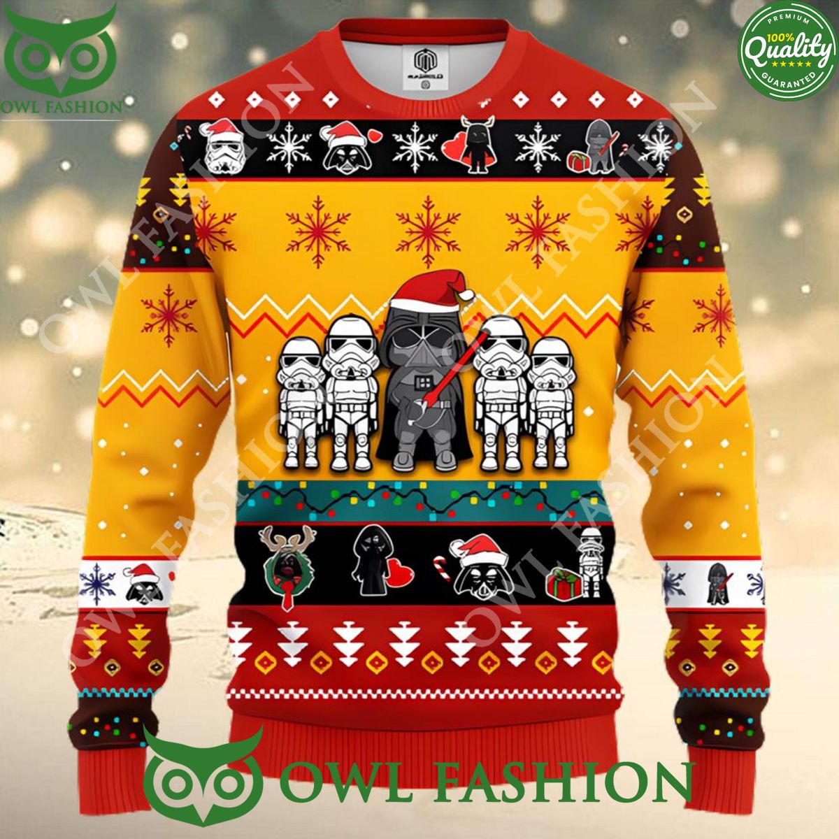 Ugly Christmas Sweater Jumper Anakin Skywalker Stormtrooper