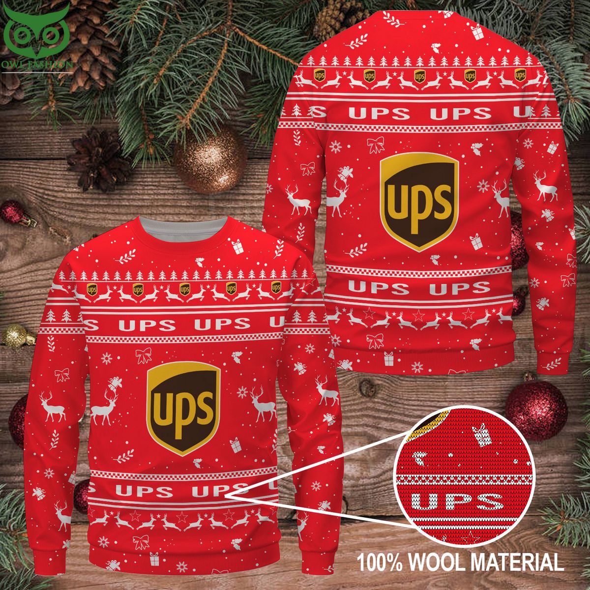 Ups Premium Ugly Christmas Sweater