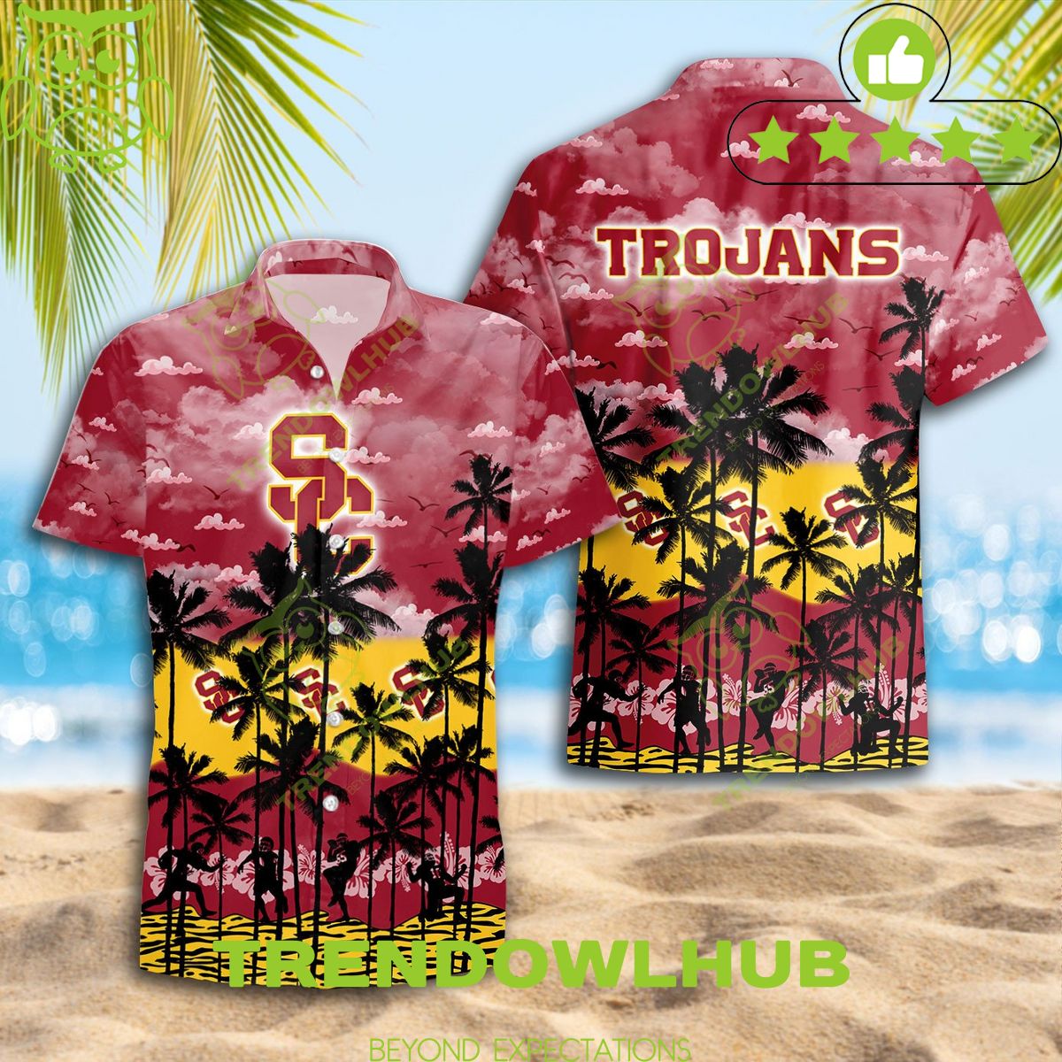 USC Trojans NCAA Hawaiian Shirt Summer Limited Version 2024