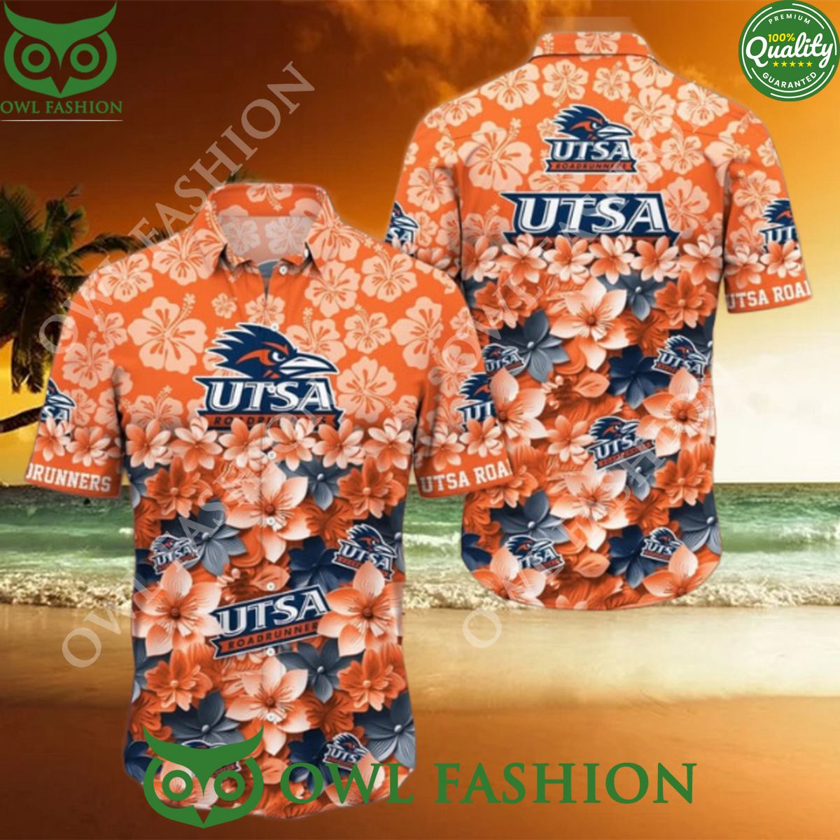 UTSA Roadrunners Champion NCAA Hawaiian Shirt Trending Summer