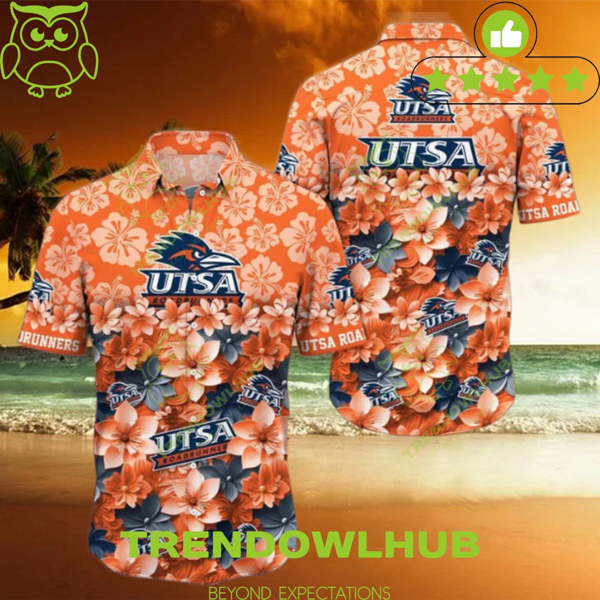 UTSA Roadrunners NCAA Hawaiian Shirt Trending Summer 2024