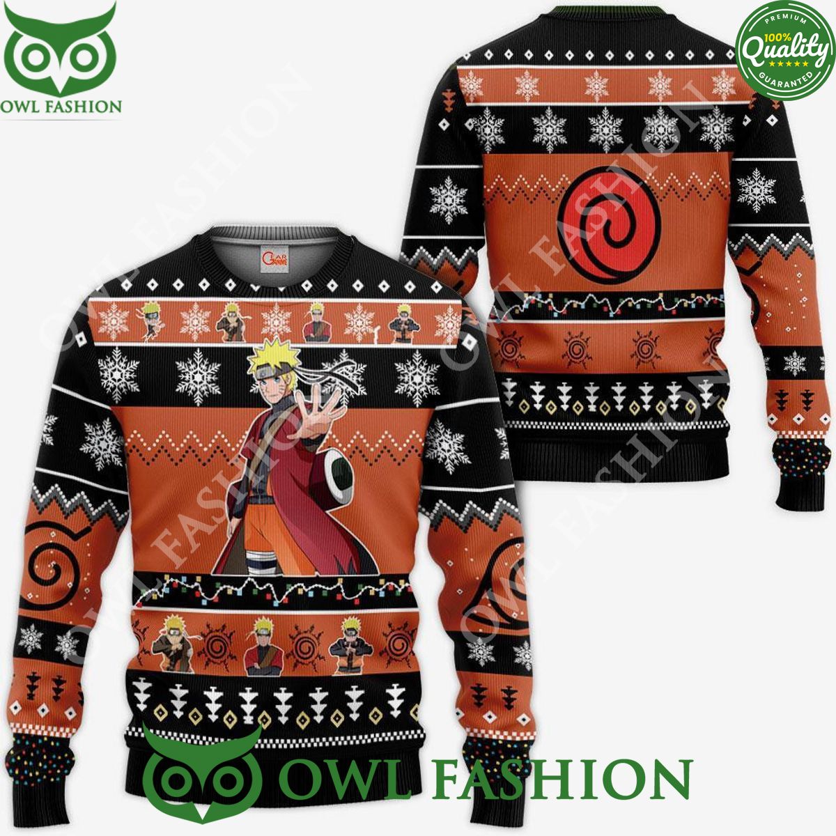 Uzumaki Sage Anime Ugly Christmas Sweater