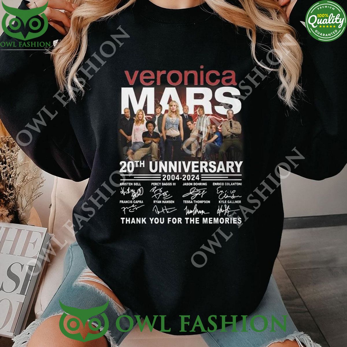 Veronica Mars 20th Anniversary 2004-2024 Memories T-shirt Hoodie