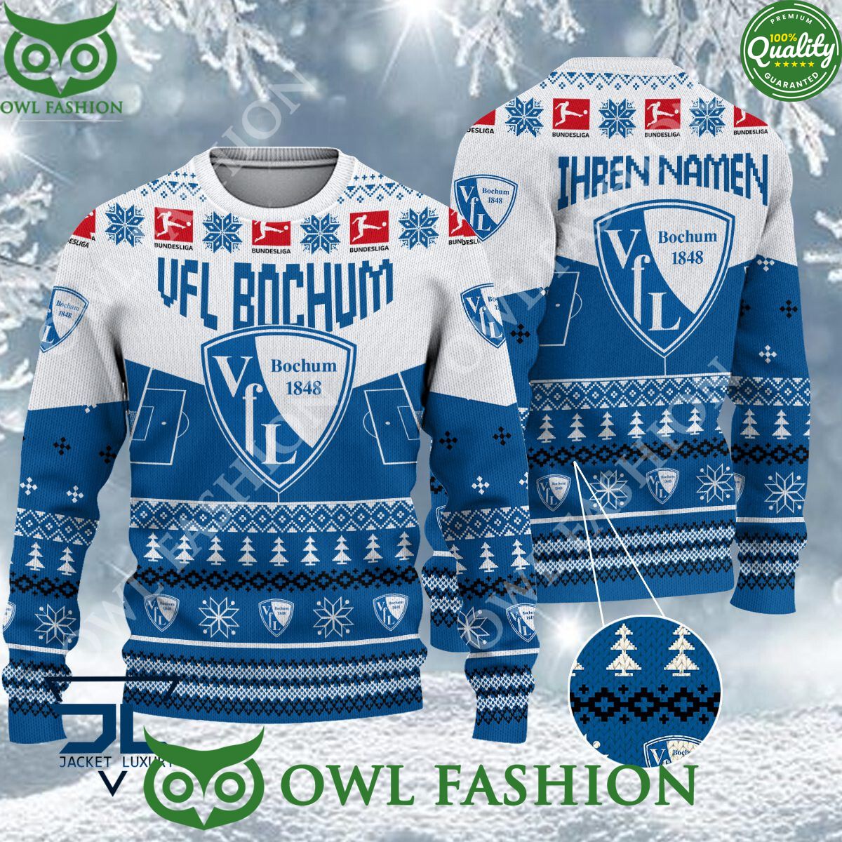 VfL Bochum Limited For Bundesliga Fans Ugly Sweater Jumper