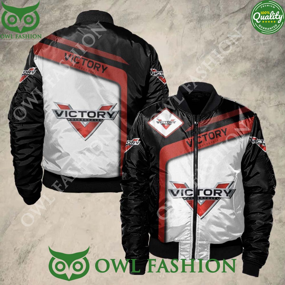 Victory Motorcycles Sport 3D Bomber Jacket