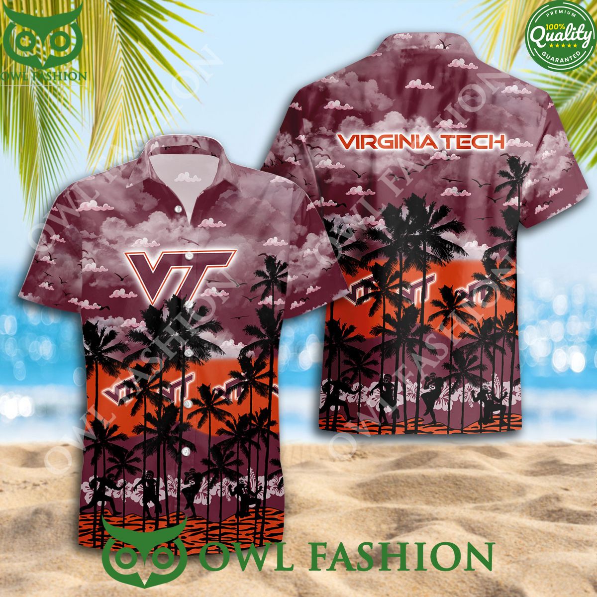 Virginia Tech Hokies NCAA Hawaiian Shirt Summer Limited Version 2024
