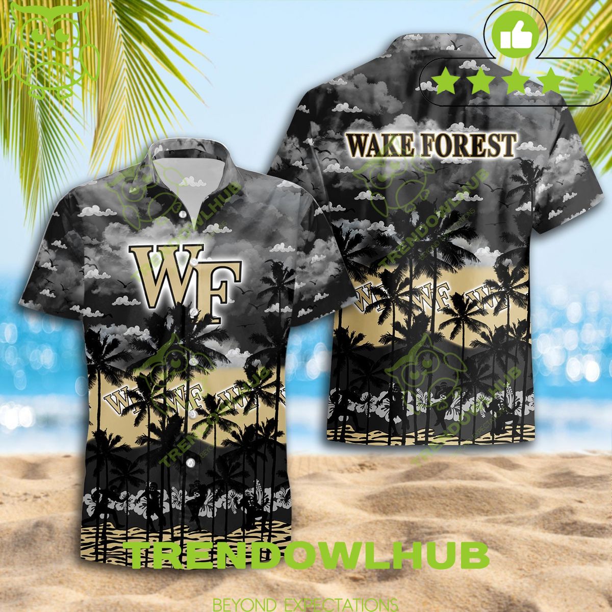 Wake Forest Demon Hawaiian Shirt Trending Summer fan designed