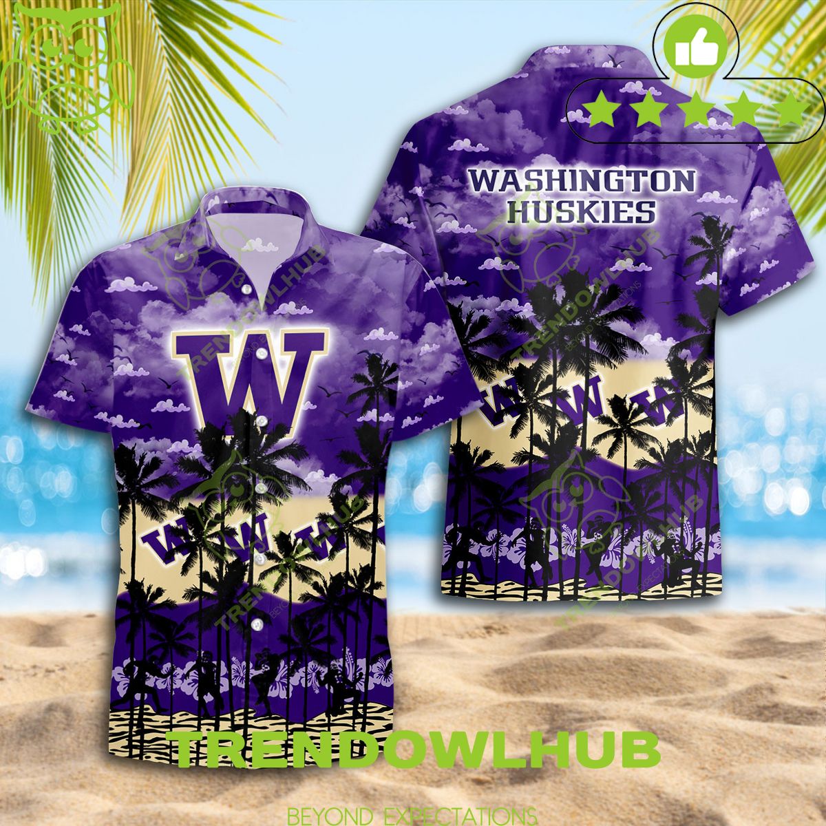 Washington Huskies NCAA Hawaiian Shirt Summer Limited Version 2024