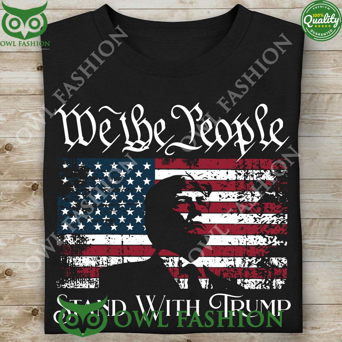 We The People Stand With Trump Donald Trump Homage 2D Shirt