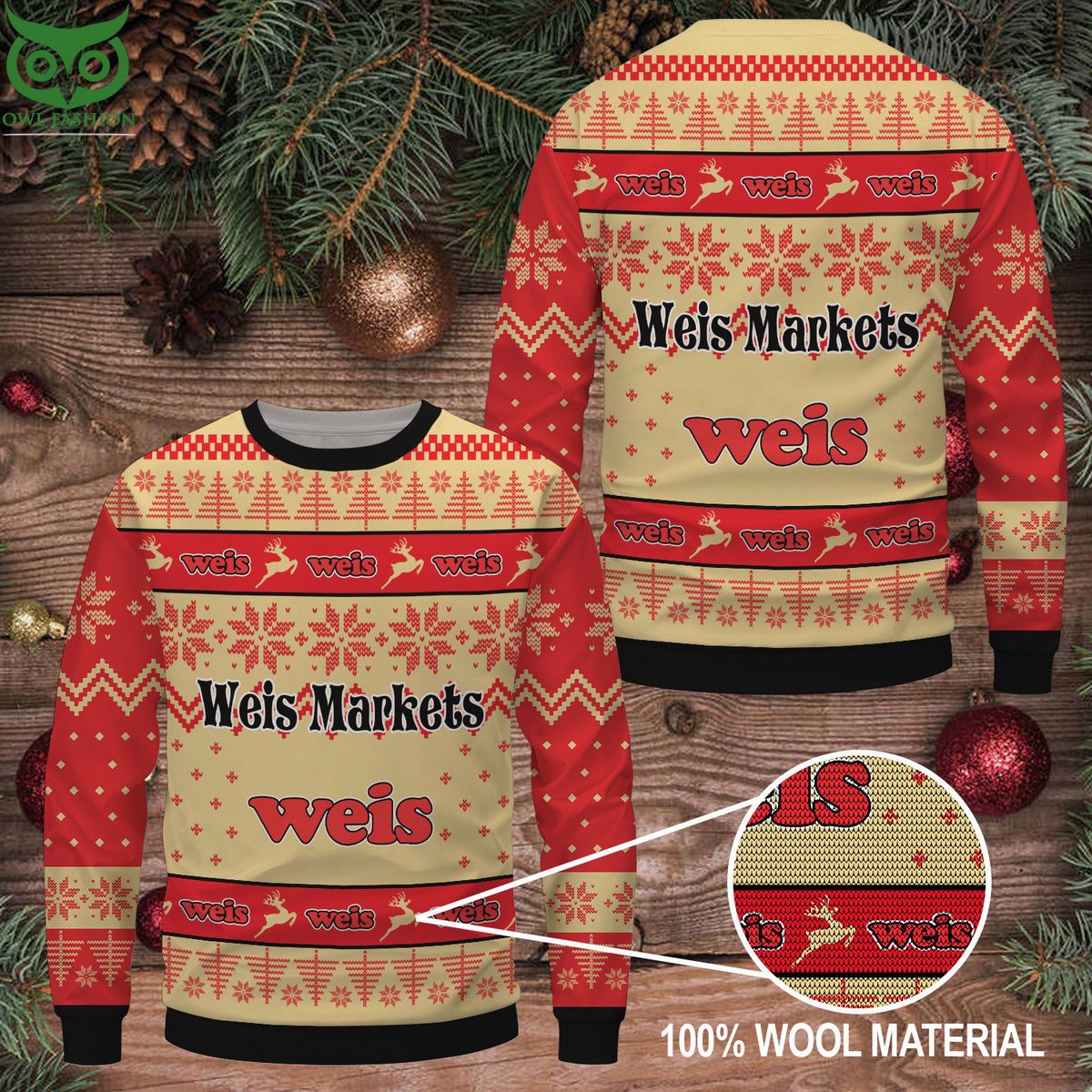 Weis Markets Premium Ugly Christmas Sweater