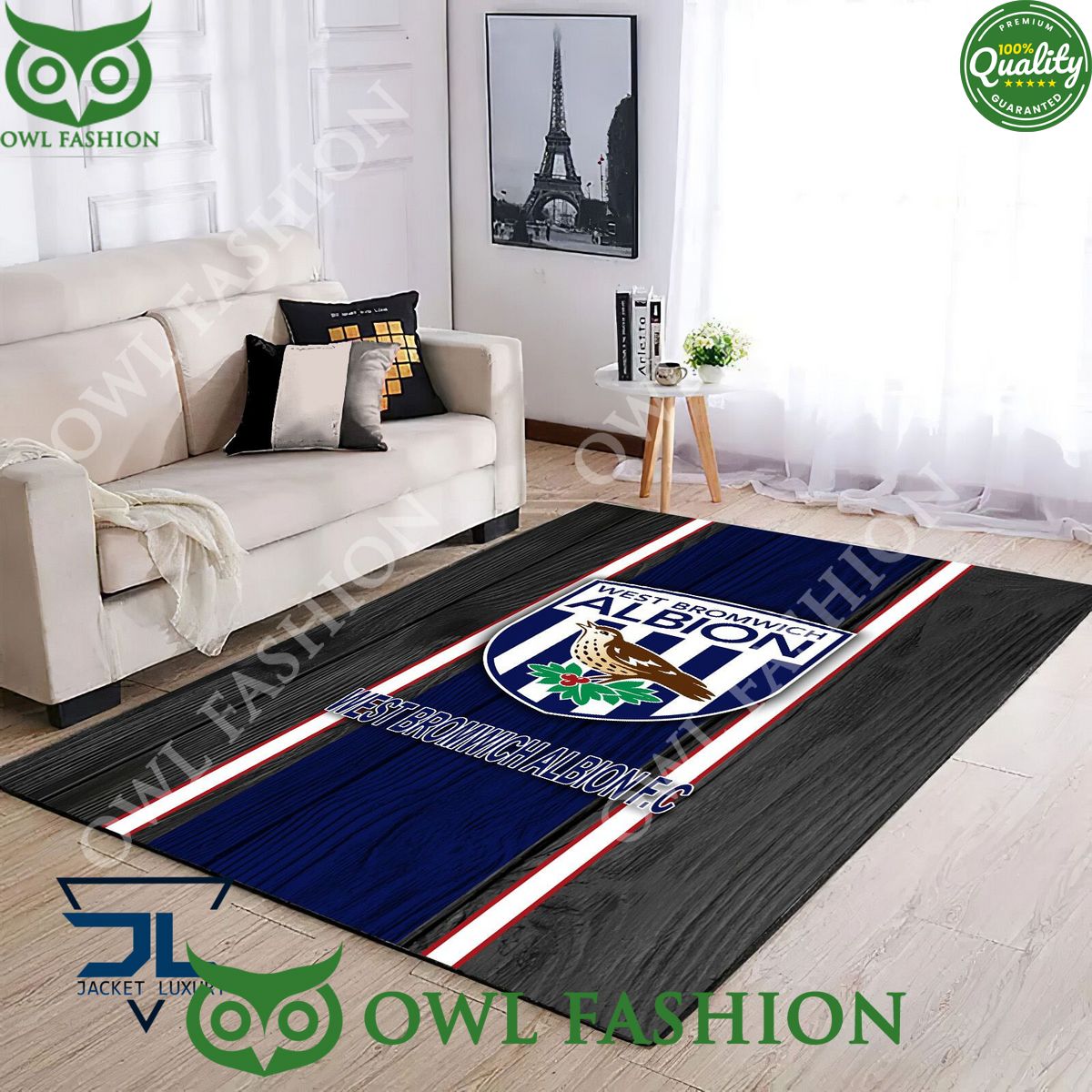 West Bromwich Albion F.C EFL Football Rug Carpet Living Room