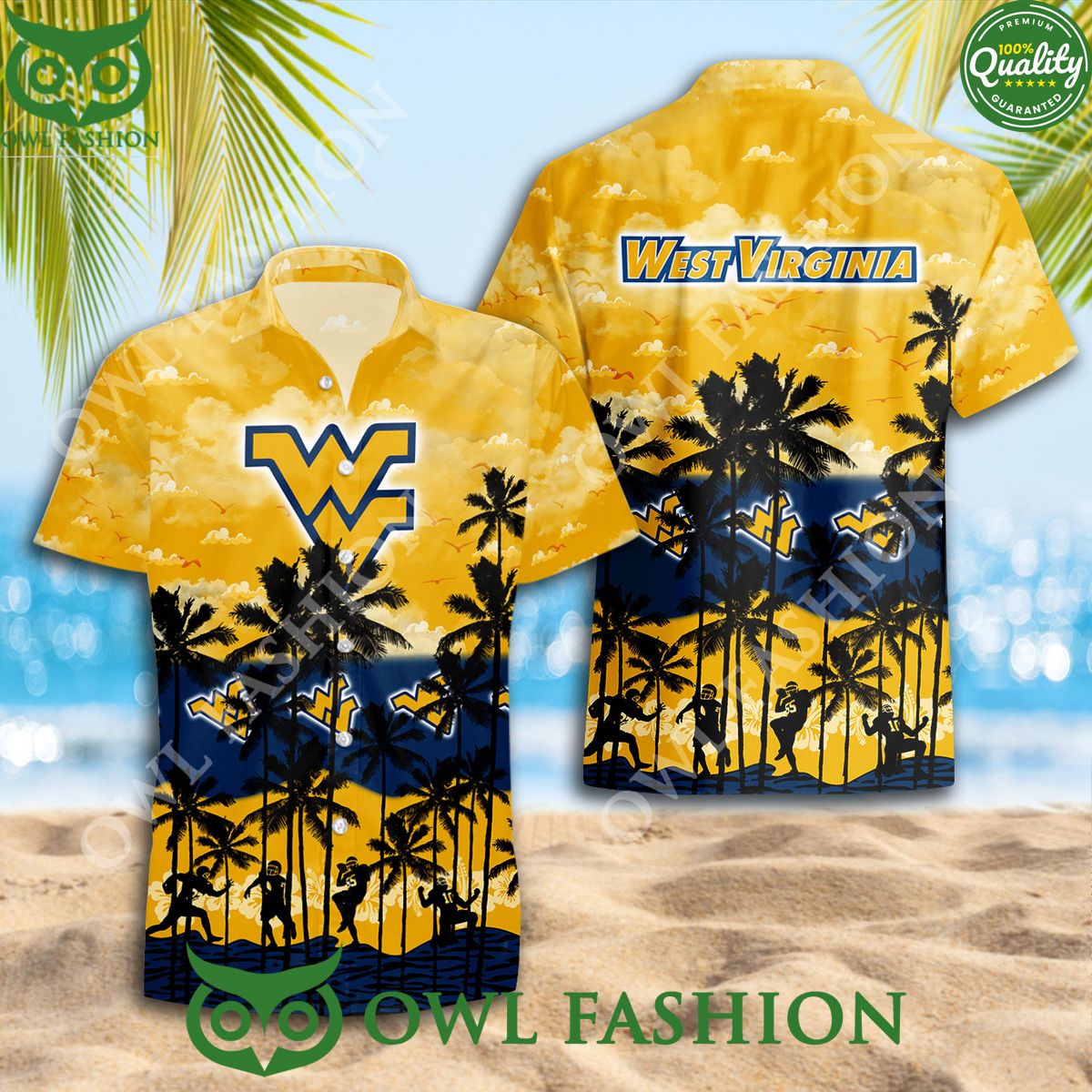 West Virginia Mountaineers NCAA Hawaiian Shirt Summer Limited Version 2024