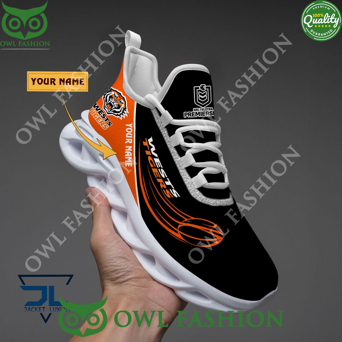 Wests Tigers NRL Rugby Personalized Limited Max Soul