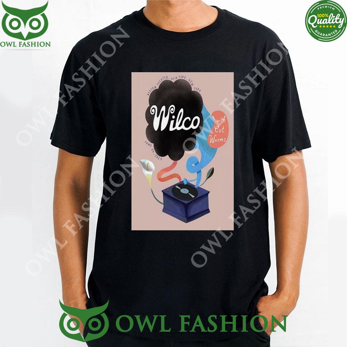 Wilco June 24 2024 Beacon Theater New York Ny Poster Tshirt Hoodie