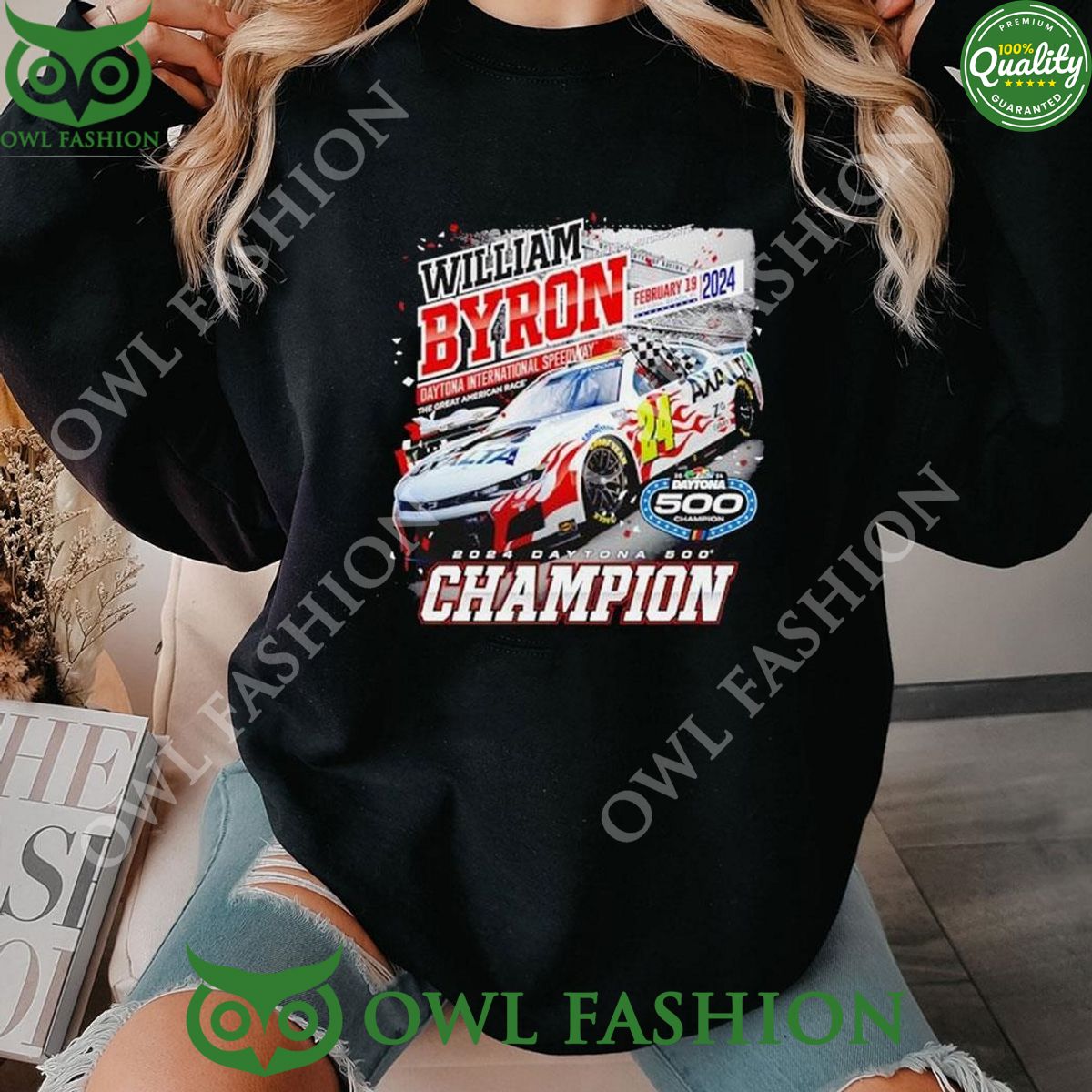 William Byron 2024 Daytona 500 Champion Past Champions Official t shirt