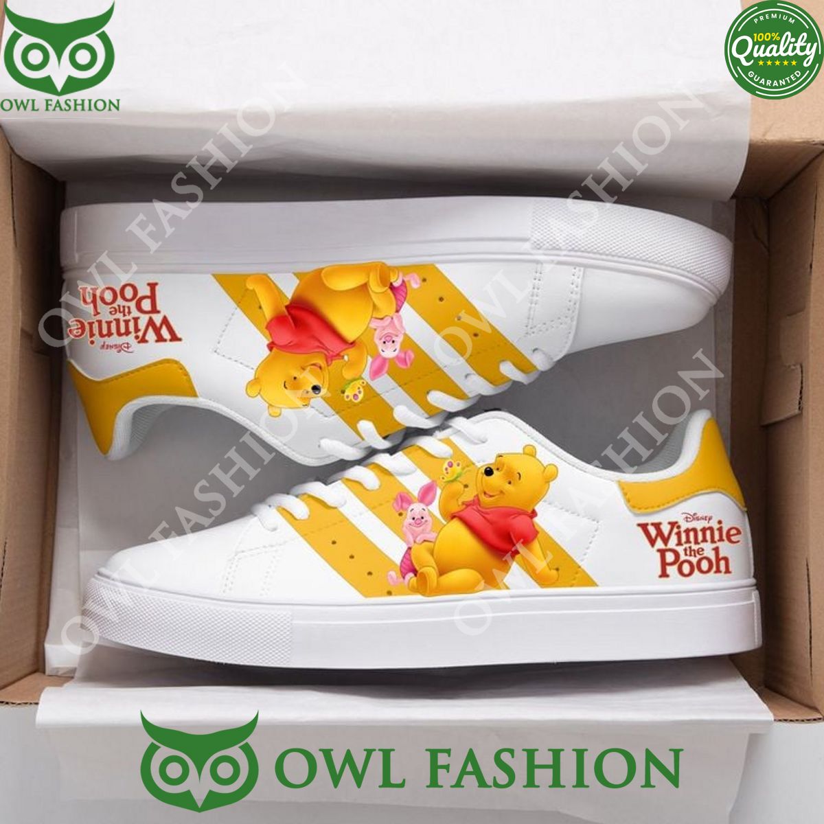 WINNIE THE POOH DISNEY STAN SMITH SKATE CASUAL SHOES
