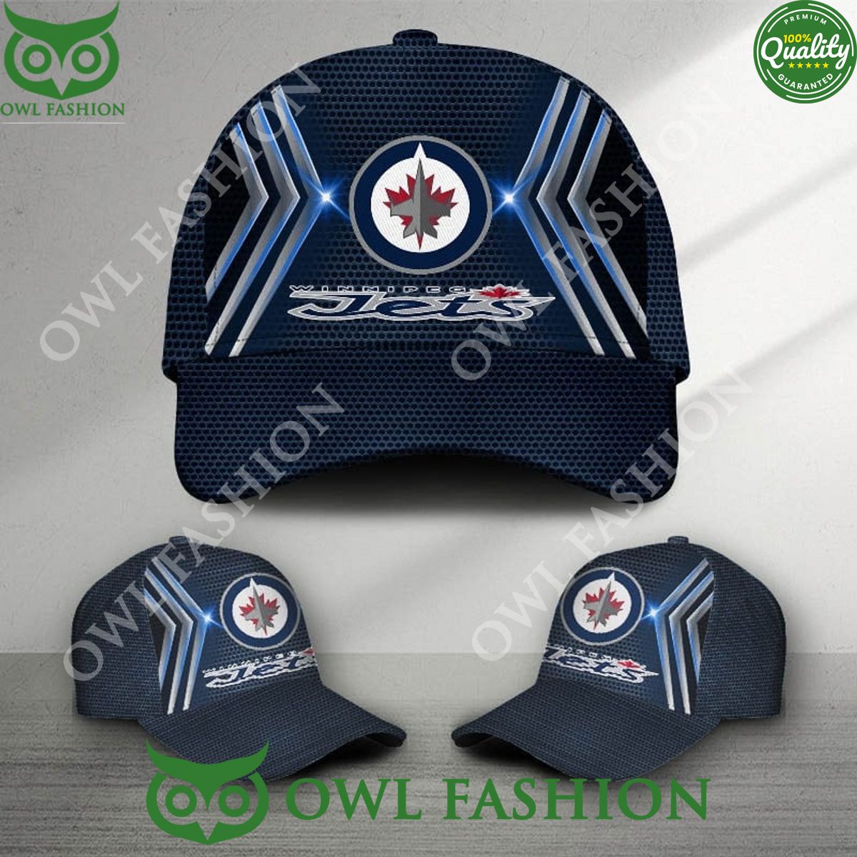 Winnipeg Jets Printed NHL Ice Hockey Classic Cap