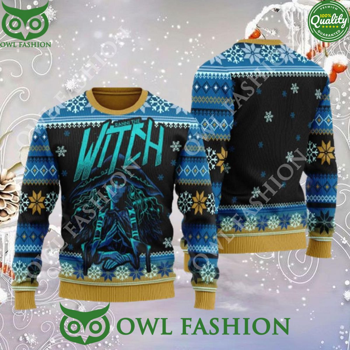 Witch Elden Ring Game The Socerist Unisex Ugly Christmas Sweater