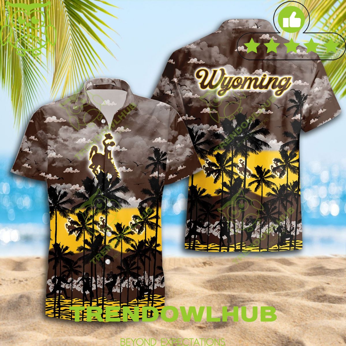 Wyoming Cowboys NCAA New Design Hawaiian Shirt Trending Summer