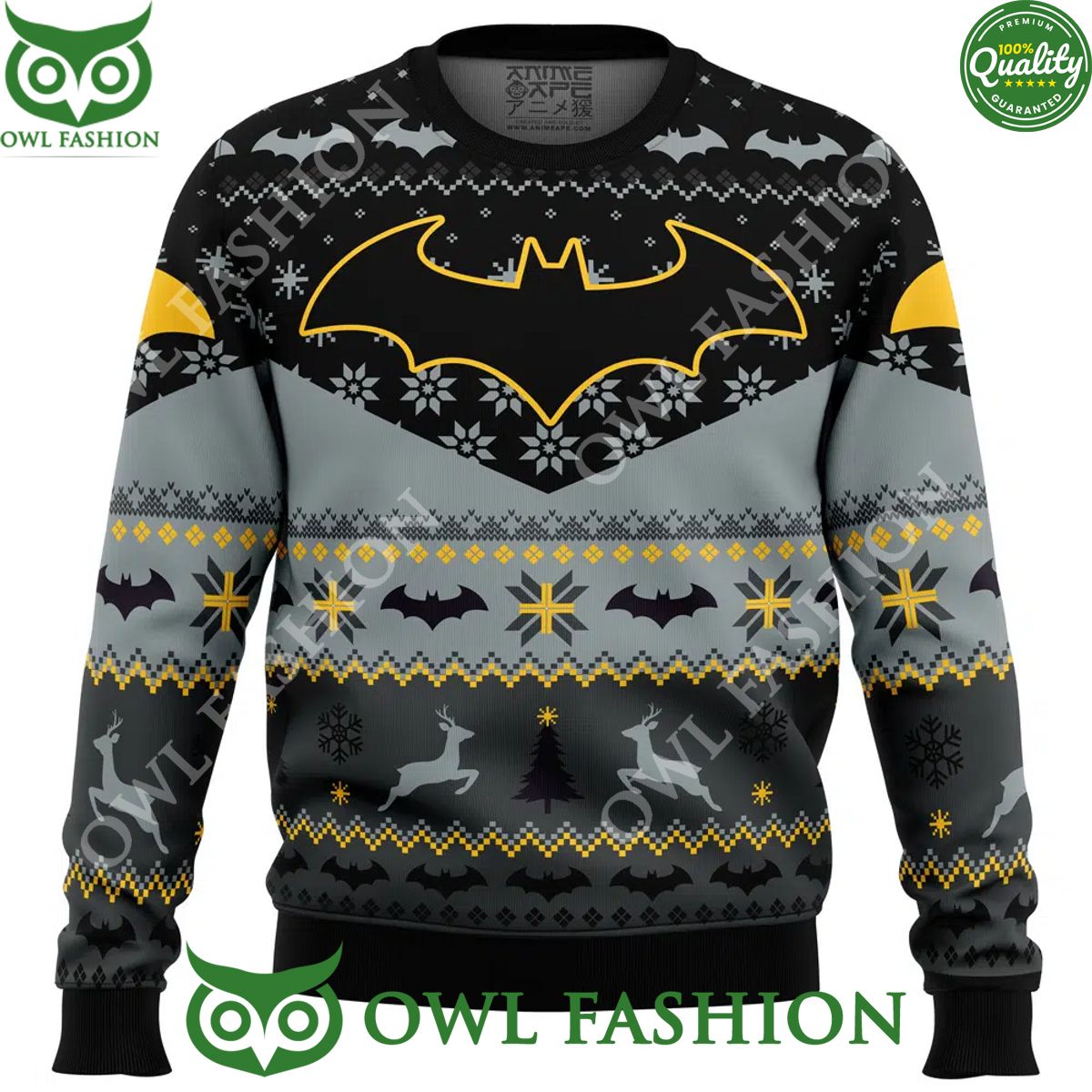 Xmas Batman DC Comics Ugly Christmas Sweater Jumper