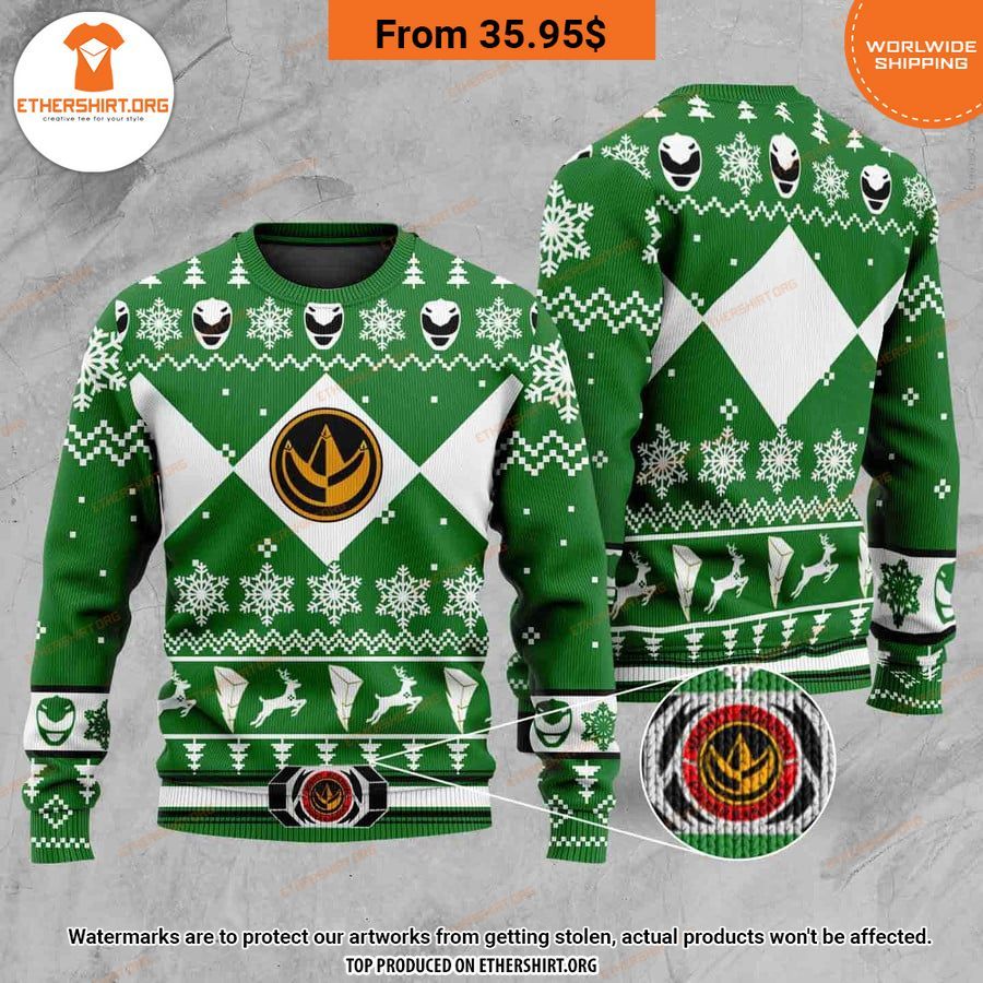 green power rangers sweater 1 318