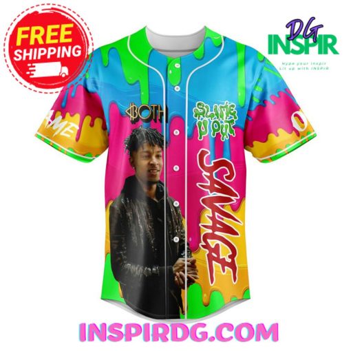 The 21 Savage Slime You Out Knife Talk Jersey Shirt