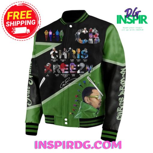 Chris Breezy 11:11 Tour Baseball Jacket