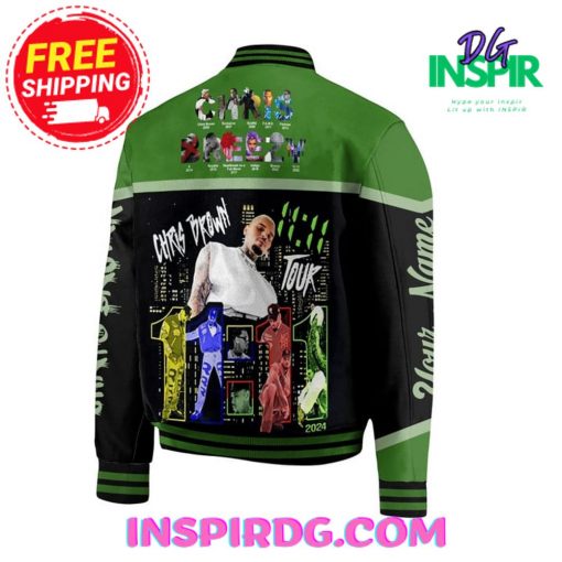 Chris Breezy 11:11 Tour Baseball Jacket