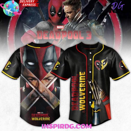 Dead Pool x Wolverine Marvel 2024 Baseball Jersey