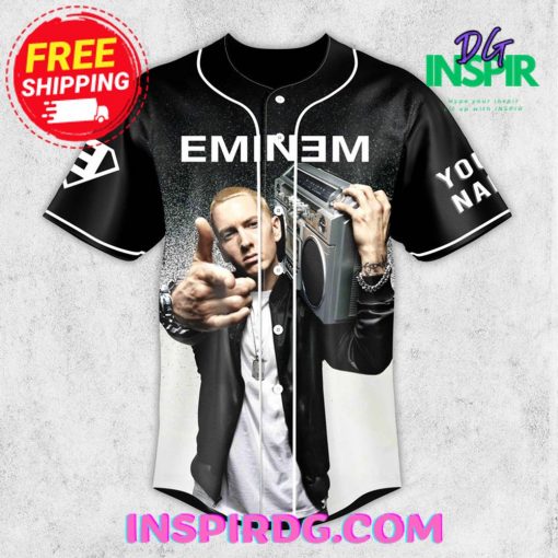 Eminem Rapper Personalized Jersey Shirt