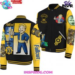 FALLOUT ATOM CATS VAULT BOYS Baseball Jacket