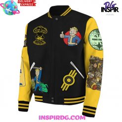 FALLOUT ATOM CATS VAULT BOYS Baseball Jacket