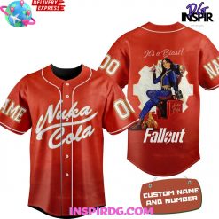 Fallout Nuka Cola Personalized Baseball Jersey