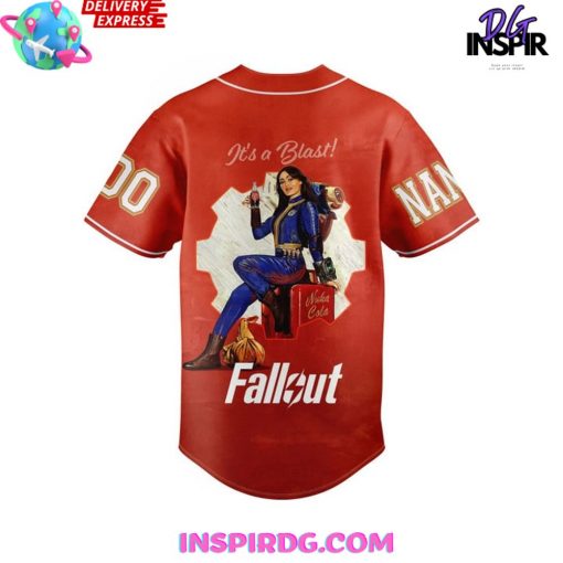 Fallout Nuka Cola Personalized Baseball Jersey