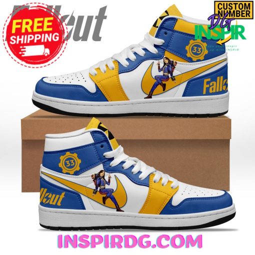 Fallout Vault Fan Design Air Jordan 1