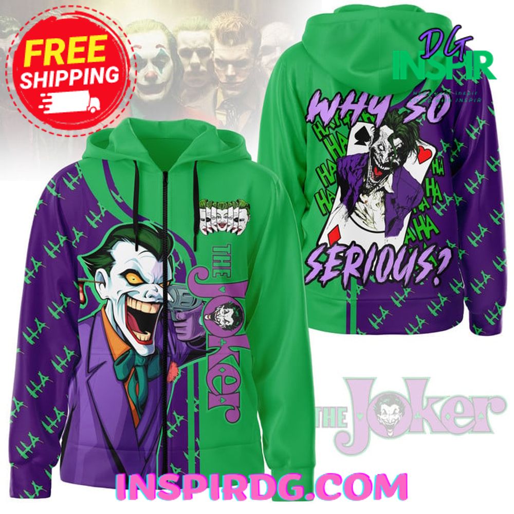 Joker zip up hoodie online