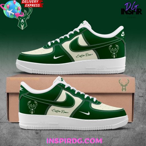 Milwaukee Bucks x Nike Custom Name Air Force 1
