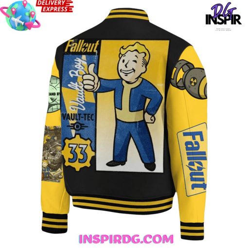 Fallout Atom Cats Vault Boys Baseball Jacket