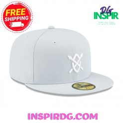 New Era X Daily Paper Gray 59FIFTY Fitted Cap