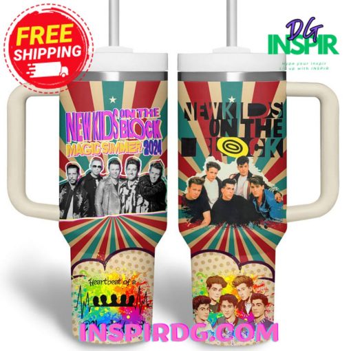 New Kids On The Block Magic Summer 2024 Stanley Tumbler