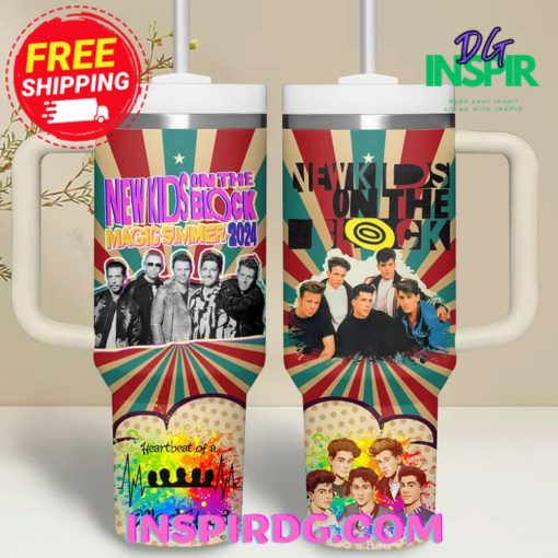 New Kids On The Block Magic Summer 2024 Stanley Tumbler