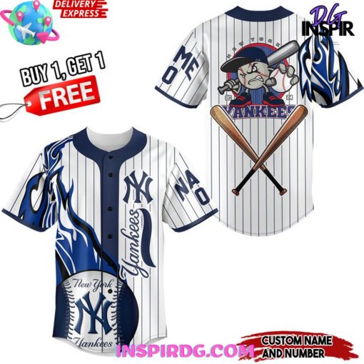 New York Yankees MLB Personalized Baseball Jersey