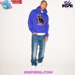 OVO Jurassic Park OG Owl Hoodie Purple