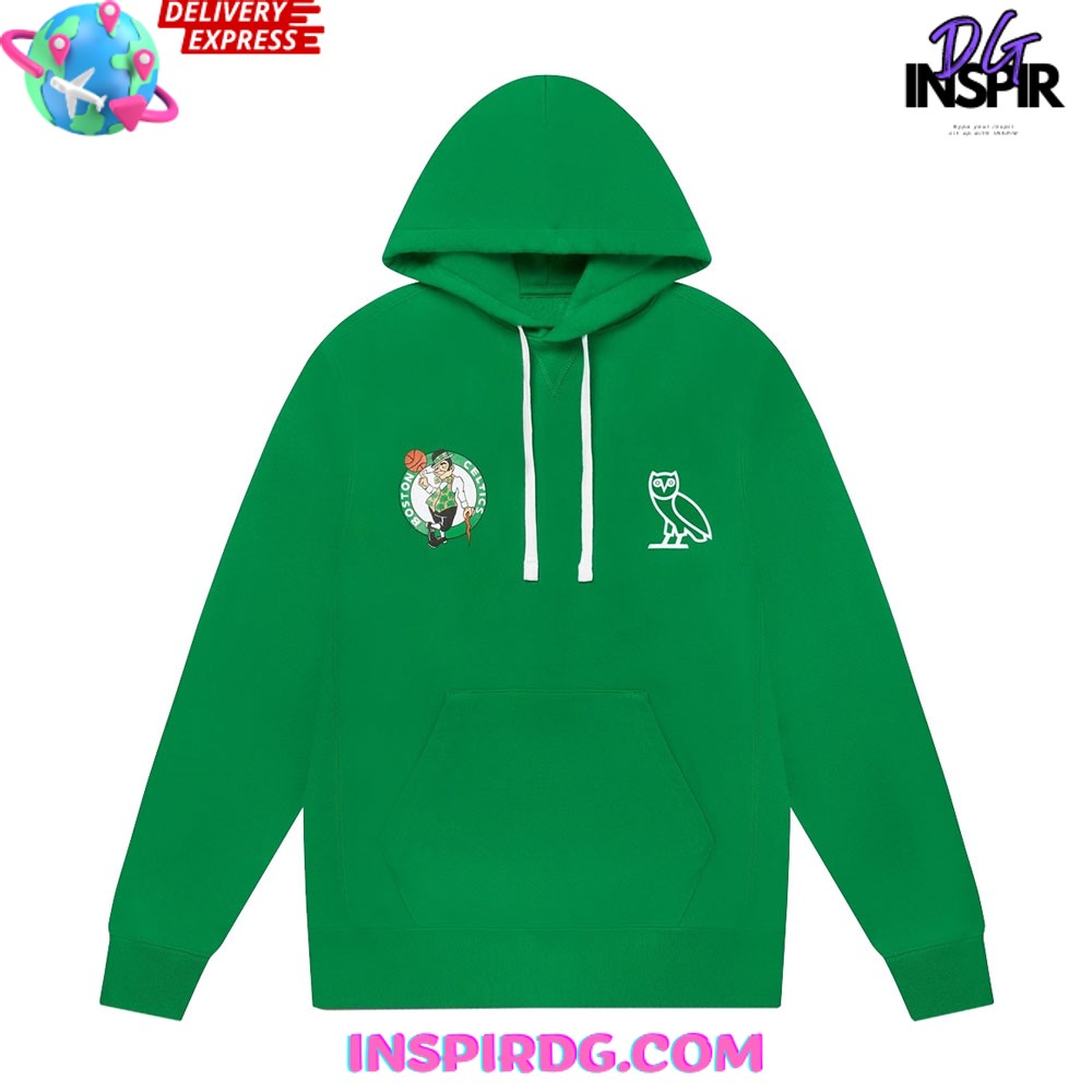 OVO x NBA Celtics Hoodie in Green InspirDG