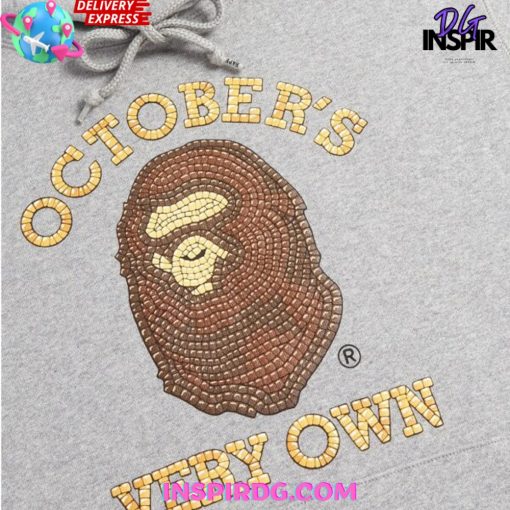 OVO x Bape Subway Tile Hoodie