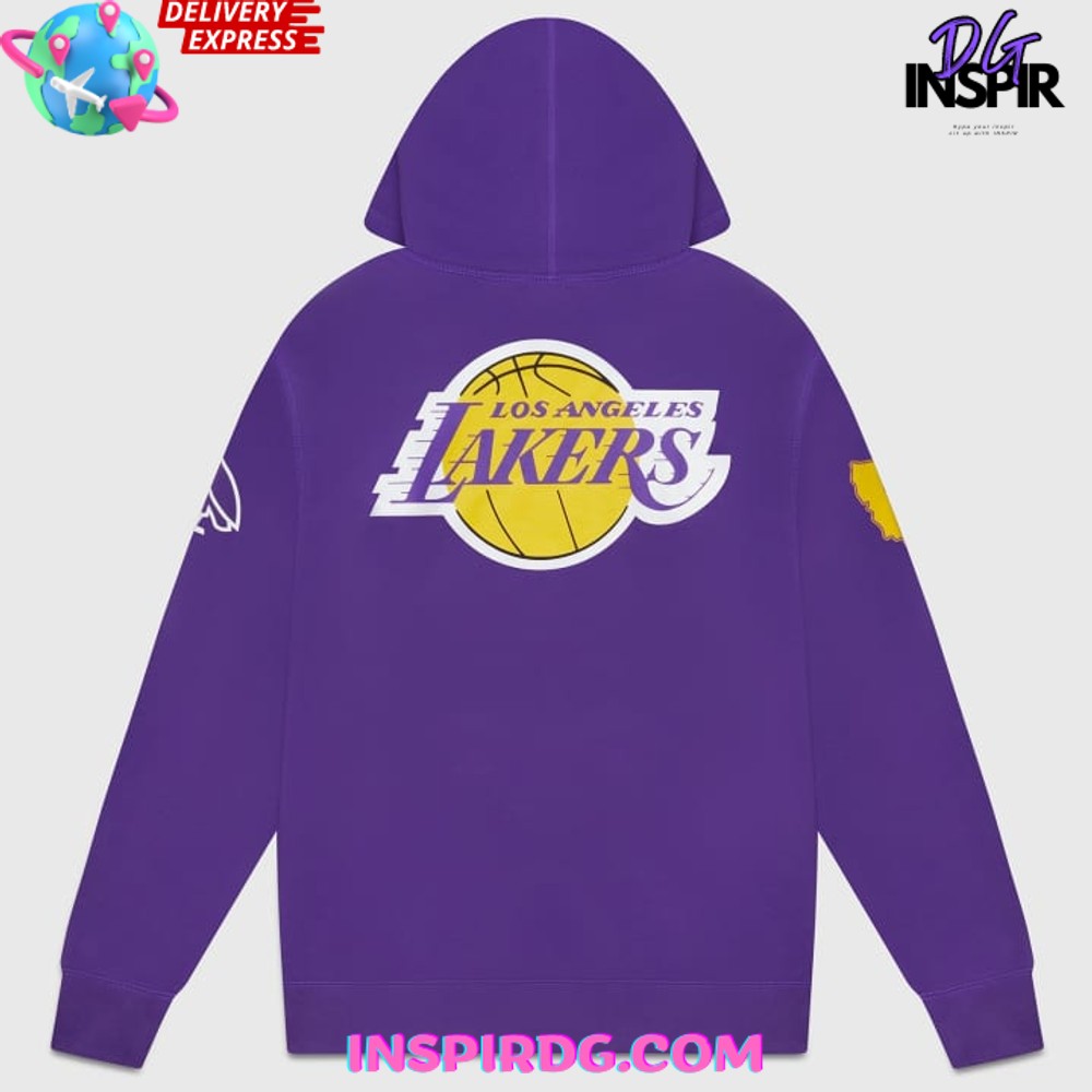 Custom lakers hoodie best sale