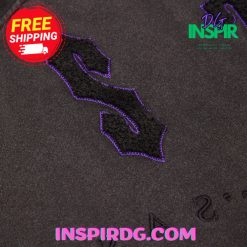 TRAPSTAR X COUGH SYRUP IRONGATE ARCH HOODIE BLACK ENZYME