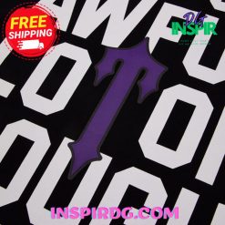 TRAPSTAR X COUGH SYRUP IRONGATE TSHIRT BLACK